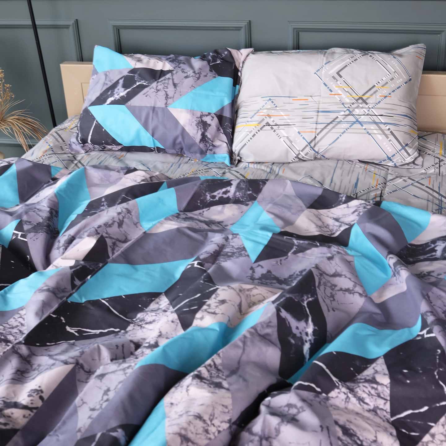 Комплект постільної білизни MirSon Бязь 17-0853 Graphitea 220х240 (2200011703909)